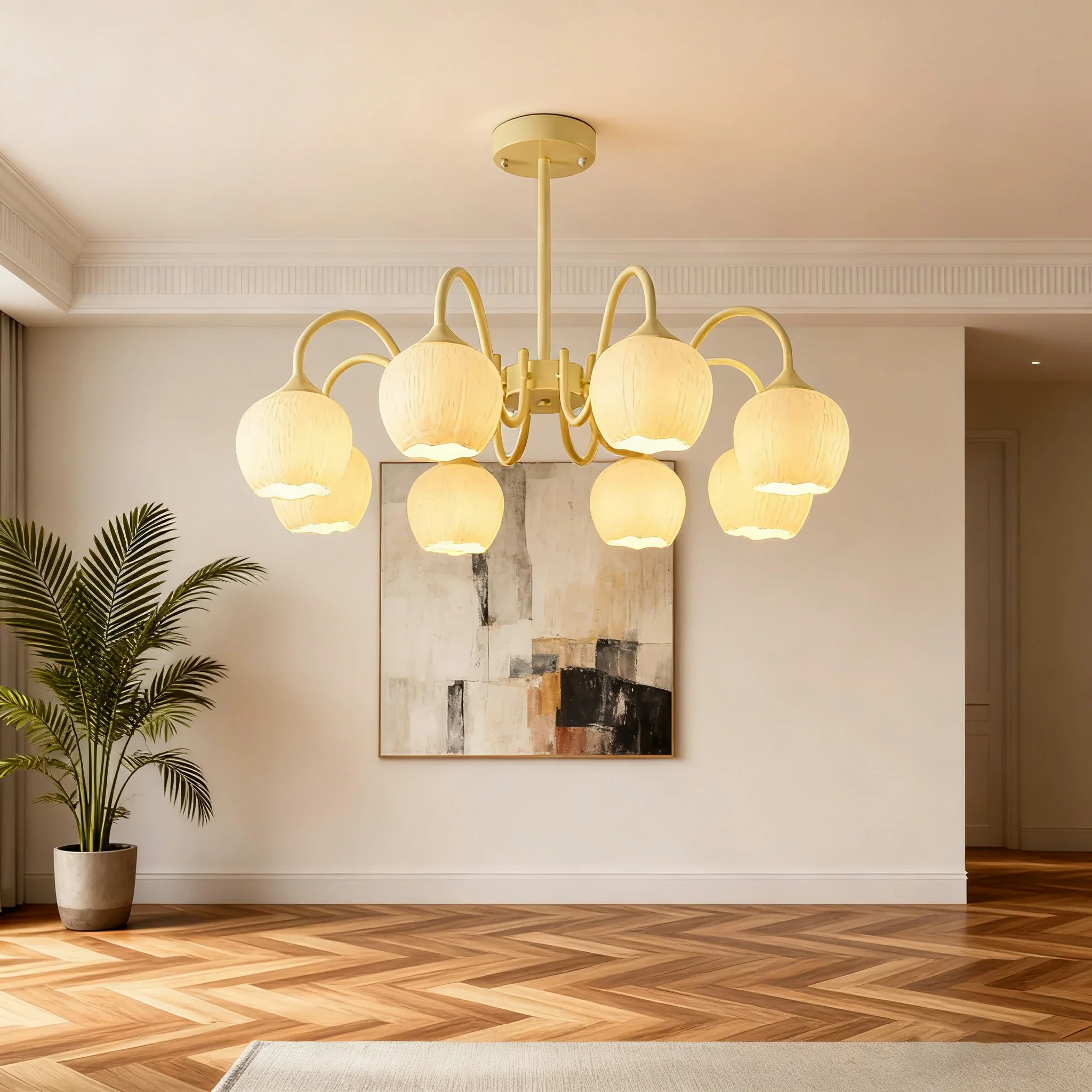 LIVARA 40W Pendant Light with Full-Spectrum Eye-Protective LED, Adjustable Rod, Anti-Flicker & Rust-Resistant Iron Body - Image 2