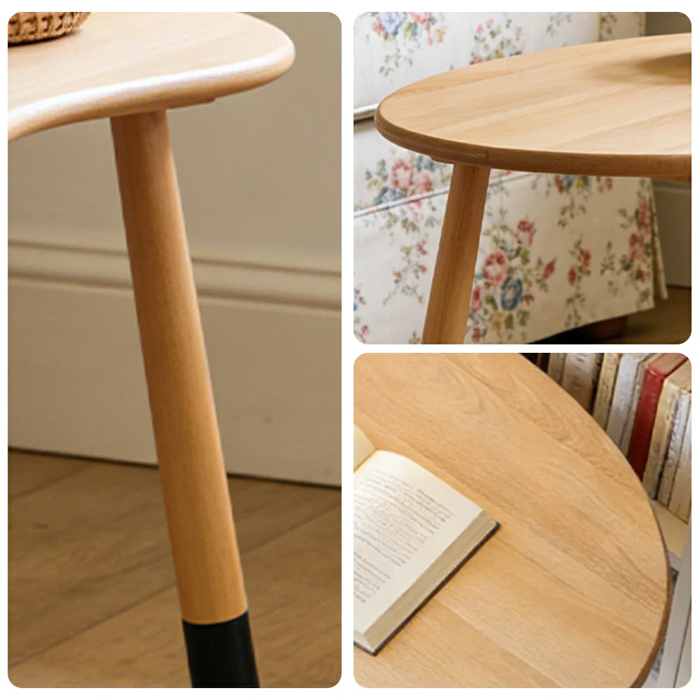 LIVARA Kids Adjustable Table, Four-Level Height Design, Solid Wood Construction, Thick Sturdy Tabletop with Rounded Edges - Image 3