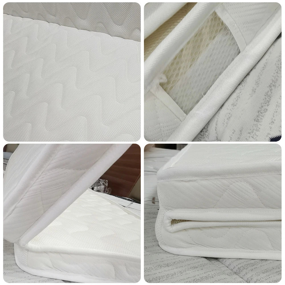 LIVARA Foldable Bunk Bed Cushion Mattress 8cm - Multi-Layer Latex & Coconut Fibre, 3D Breathable Fabric, Safety-Edge Design, Lightweight & Easy Storage - Image 3