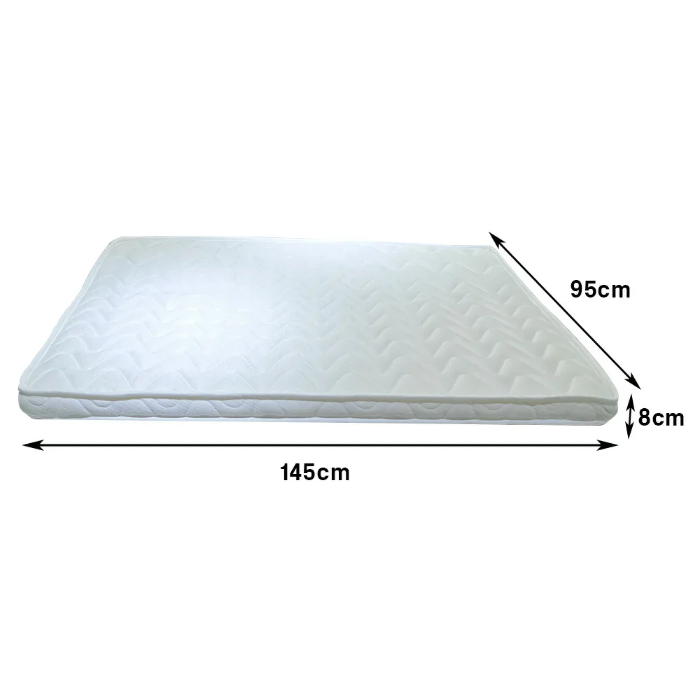 LIVARA Foldable Bunk Bed Cushion Mattress 8cm - Multi-Layer Latex & Coconut Fibre, 3D Breathable Fabric, Safety-Edge Design, Lightweight & Easy Storage - Image 5