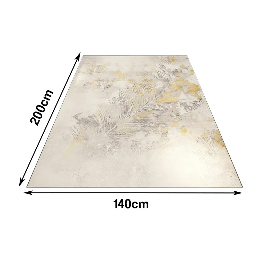 LIVARA Floor Rugs 140/160cm Soft Belgian Velvet, High-Density Weave, Stain-Resistant, Anti-Slip Backing - Image 5