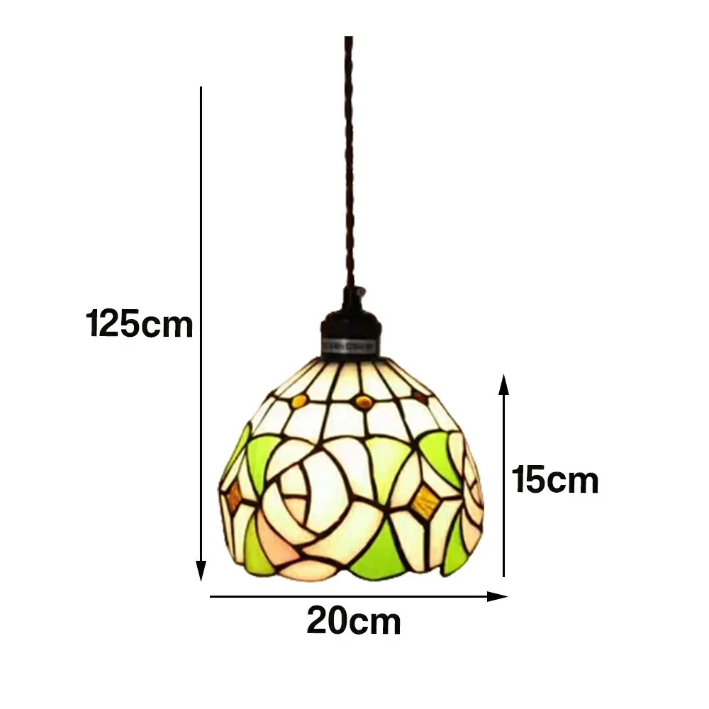LIVARA Pink Rose Pattern Pendant Light Minimalist Hanging Lamp Floral Shade E27 Ceiling Light for Bedroom Bedside Dining Area - Image 6
