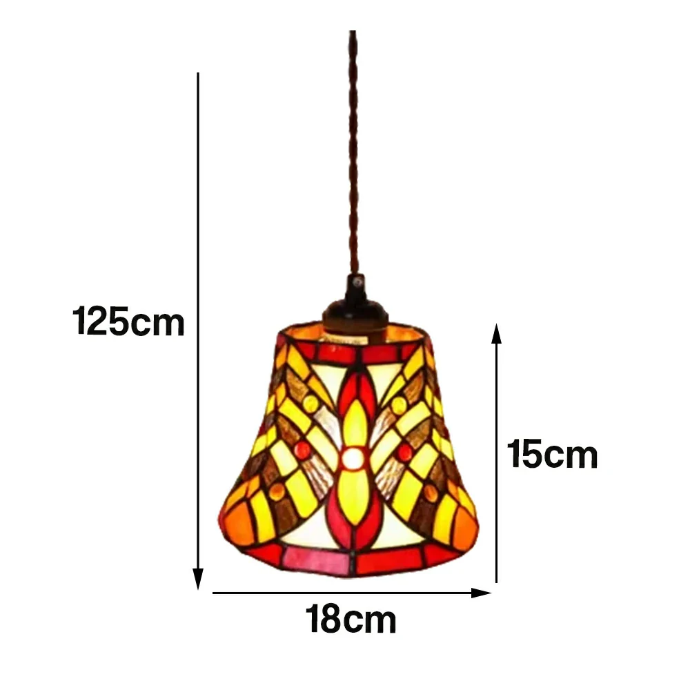 LIVARA Totem Pattern Pendant Light Minimalist Hanging Lamp Floral Shade E27 Ceiling Light for Bedroom Bedside Dining Area - Image 6