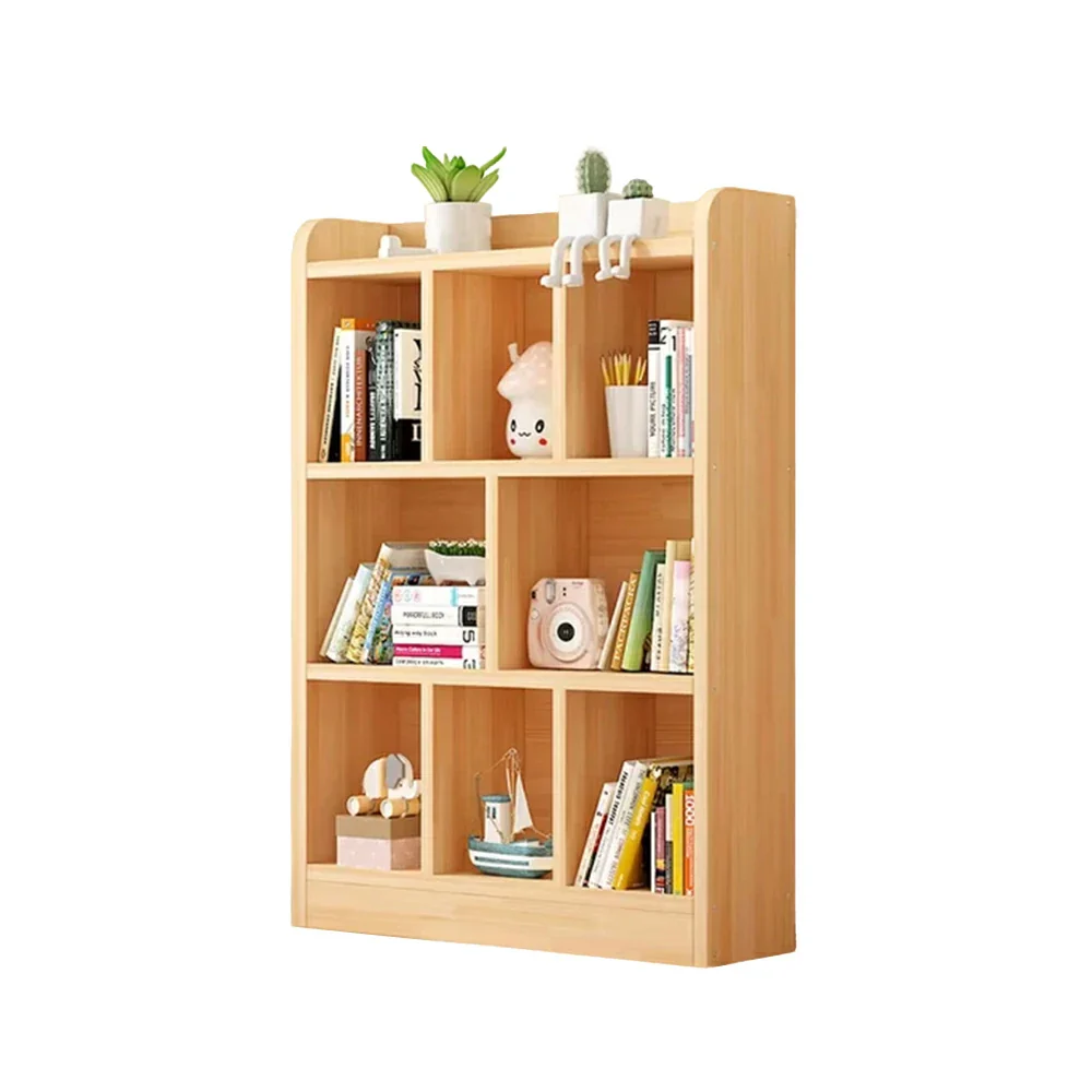 LIVARA Solid Wood 3-Tier Toy Storage Cabinet 60/80cm - Large Capacity Shelves, Child-Safe Rounded Edges, Space-Saving Kids Organiser - Natural Wood - Image 6