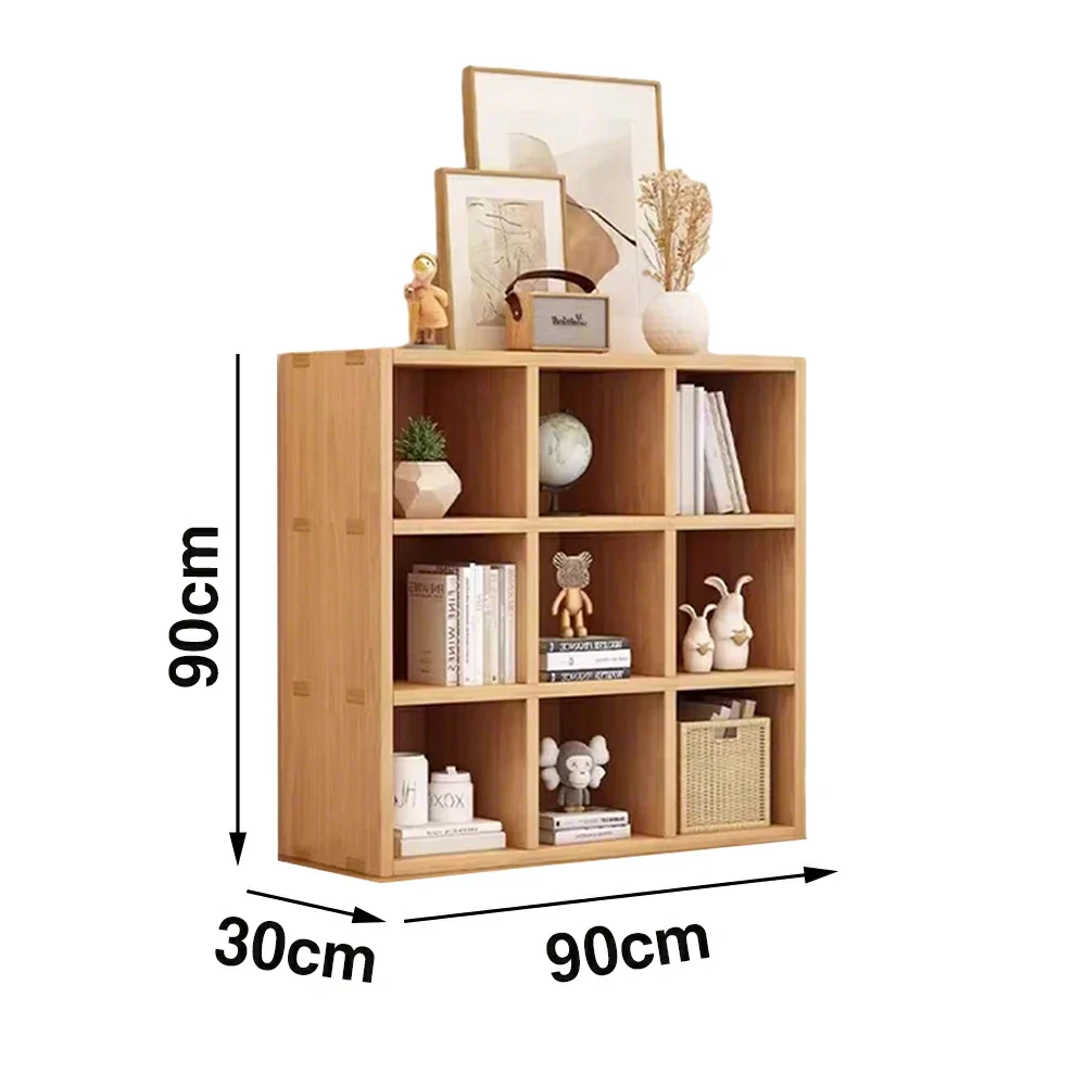 LIVARA Solid Wood 3-Tier Storage Shelf - Large Capacity Open Cubby Design, Space-Saving Home & Kids Organiser - Natural Wood - Image 10