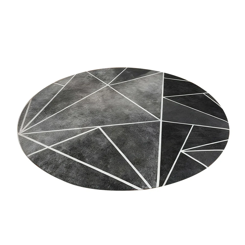 LIVARA High-Density Short Pile Rug Diameter 200cm Premium Comfort Woven Fabric Durable Low Maintenance