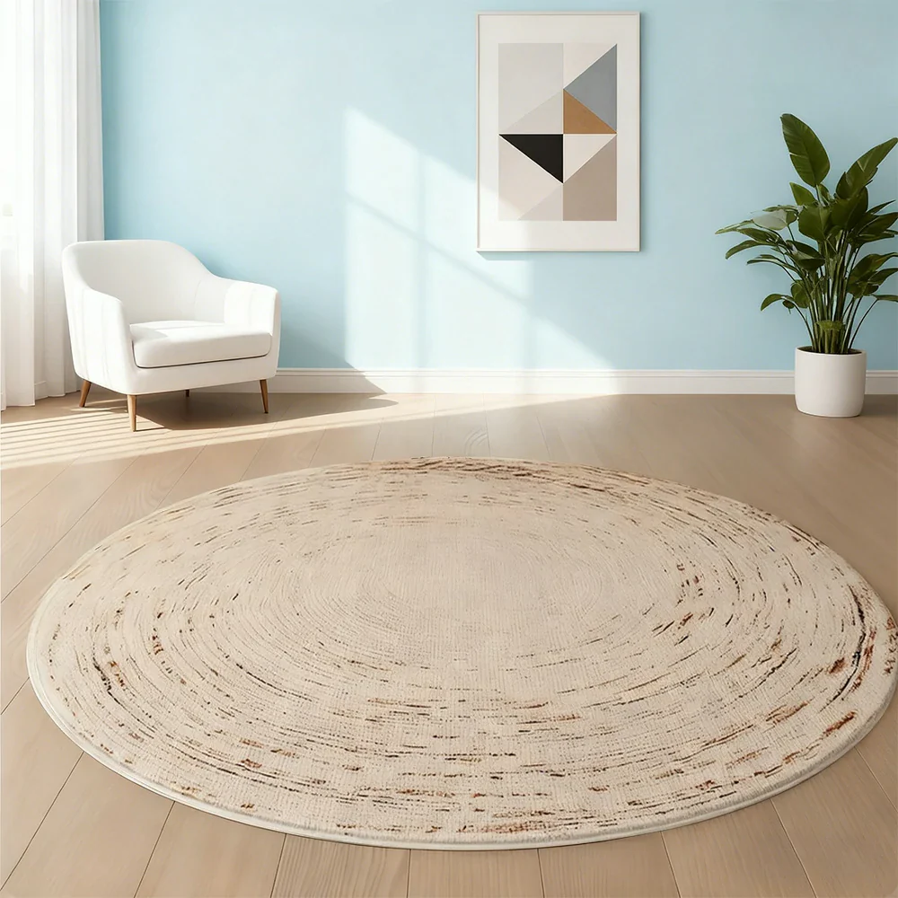 LIVARA 200cm Floor Rugs Theme Cloud Shadow Time Water & Stain Resistant High Density Woven Yarn Anti Slip Cushioned Backing Easy Care - Image 4