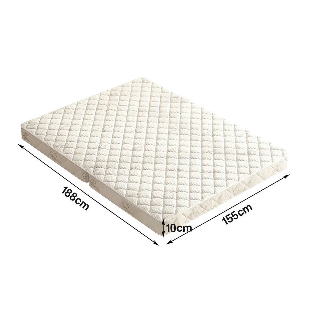 LIVARA 10cm Foldable Latex & Coconut Fiber Mattress – Breathable, Supportive & Perfect for Bunk or Single Beds - Image 10