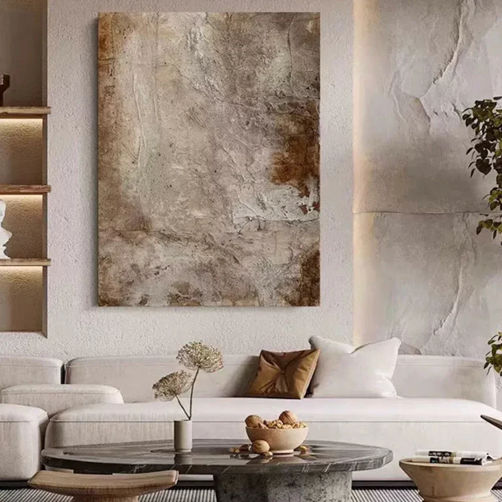 LIVARA Hand-Painted Oil Painting 60/80/120cm - Abstract Wall Art Crafted with Layered Texture for Modern Home Aesthetics - Image 4