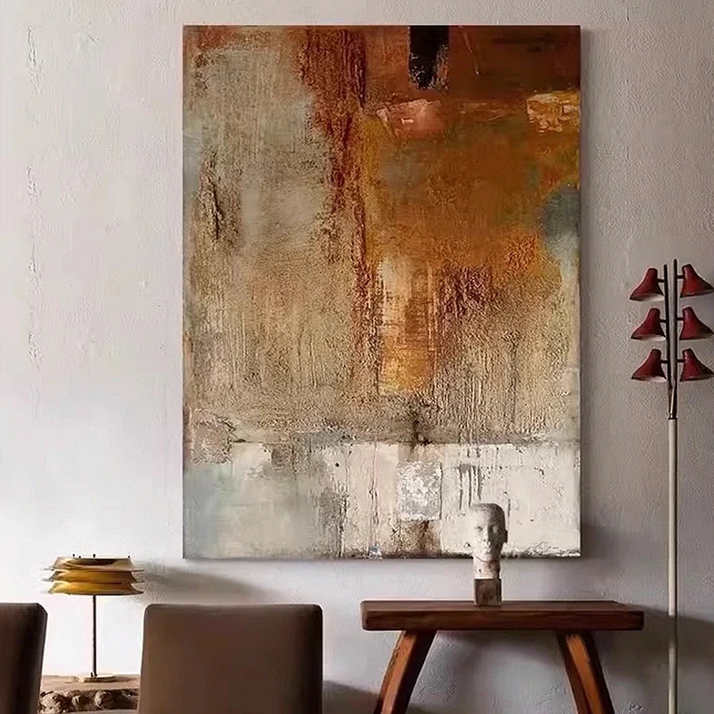 LIVARA Hand-Painted Oil Painting 60/80/120cm - Contemporary Minimalist Painting That Complements Neutral Furniture - Image 2