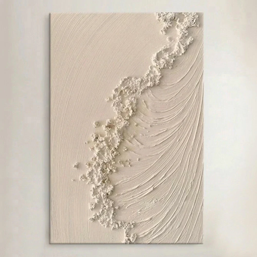 LIVARA Hand-Painted Oil Painting 60/80/120cm - Soft Brushstrokes and Organic Movement Create a Sense of Tranquility - Image 3