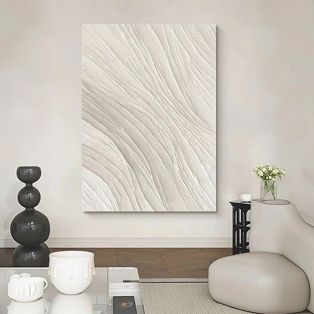 LIVARA Hand-Painted Oil Painting 60/80/120cm - Modern Minimalist Composition Blending Natural Hues and Smooth Texture - Image 4