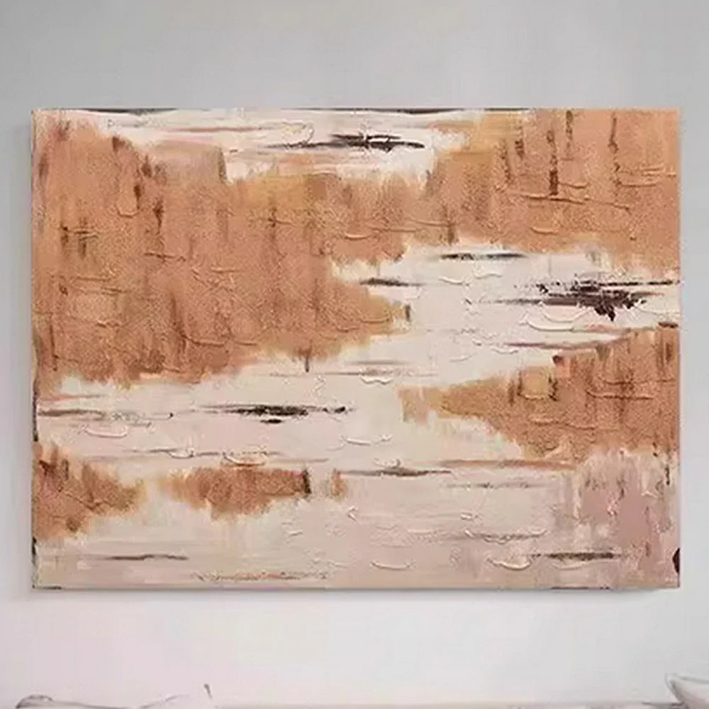 LIVARA Hand-Painted Oil Painting 60/80/120cm - Balanced Abstract Wall Art That Combines Luxury Finish with Natural Texture - Image 3