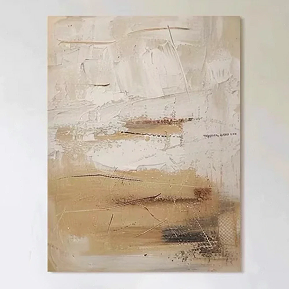 LIVARA Hand-Painted Oil Painting 60/80/120cm - Modern Textured Canvas in Calm Shades Creating Peaceful and Stylish Ambience - Image 3