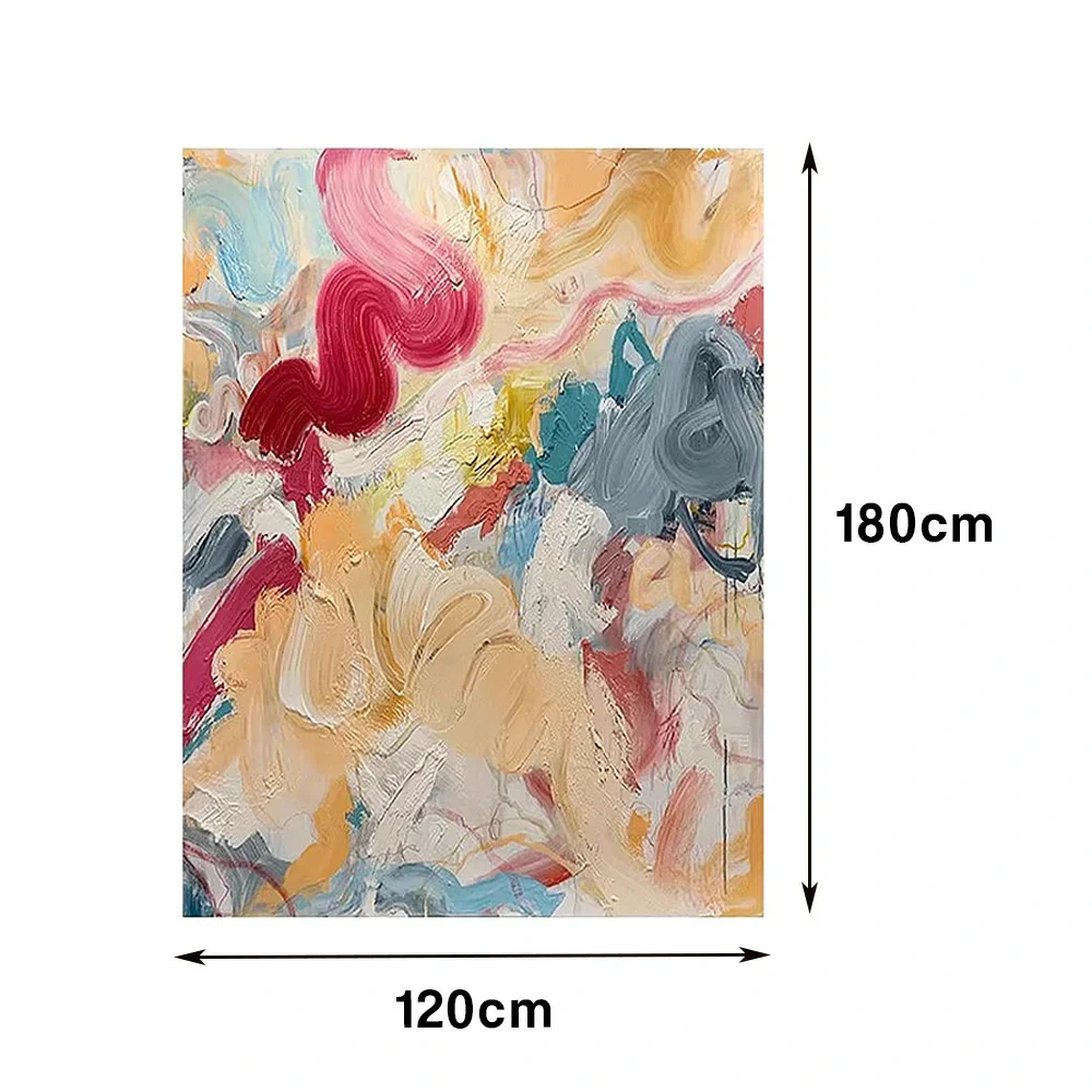 LIVARA Hand-Painted Oil Painting 60/80/120cm - Minimalist Art with Gentle Neutrals and Flowing Patterns for Everyday Elegance - Image 7