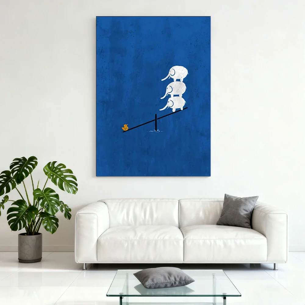 LIVARA Hand-Painted Oil Painting 60/80/120cm - Soft Toned Canvas with Delicate Brushwork Perfect for Bedrooms and Hallways - Image 4