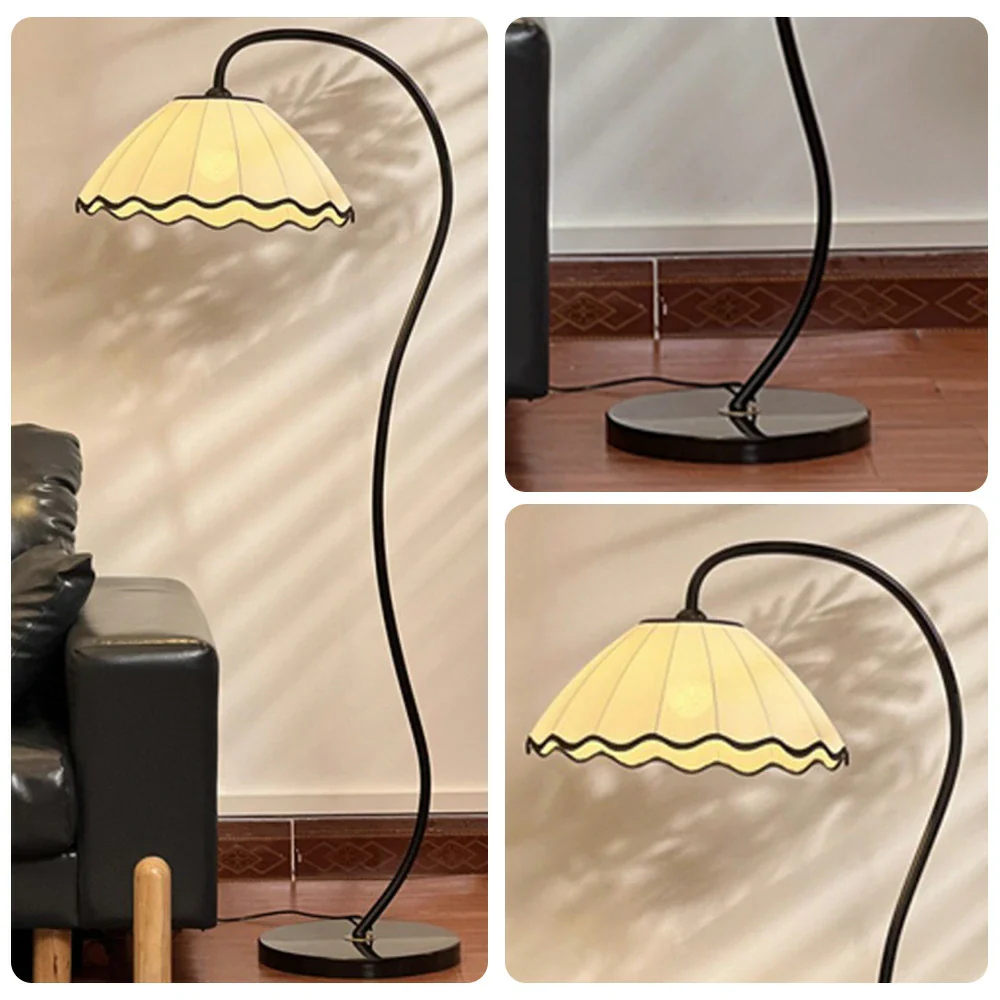 LIVARA Floor Lamp 3 Lighting Modes Linen Shade Marble Base Adjustable Iron Frame for Modern Spaces - Image 3