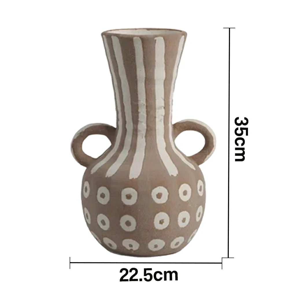 LIVARA Ceramic Vase Ornament Fine Matte Glaze Artistic Decorative Display Matte Ceramic Handcrafted Finish - Image 5