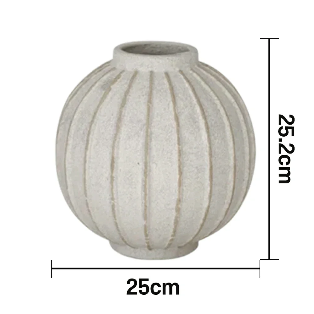 LIVARA Ceramic Vase Ornament Moonward Coarse Pottery Display Vessel Not Recommended for Water Decorative Art Object - Image 5