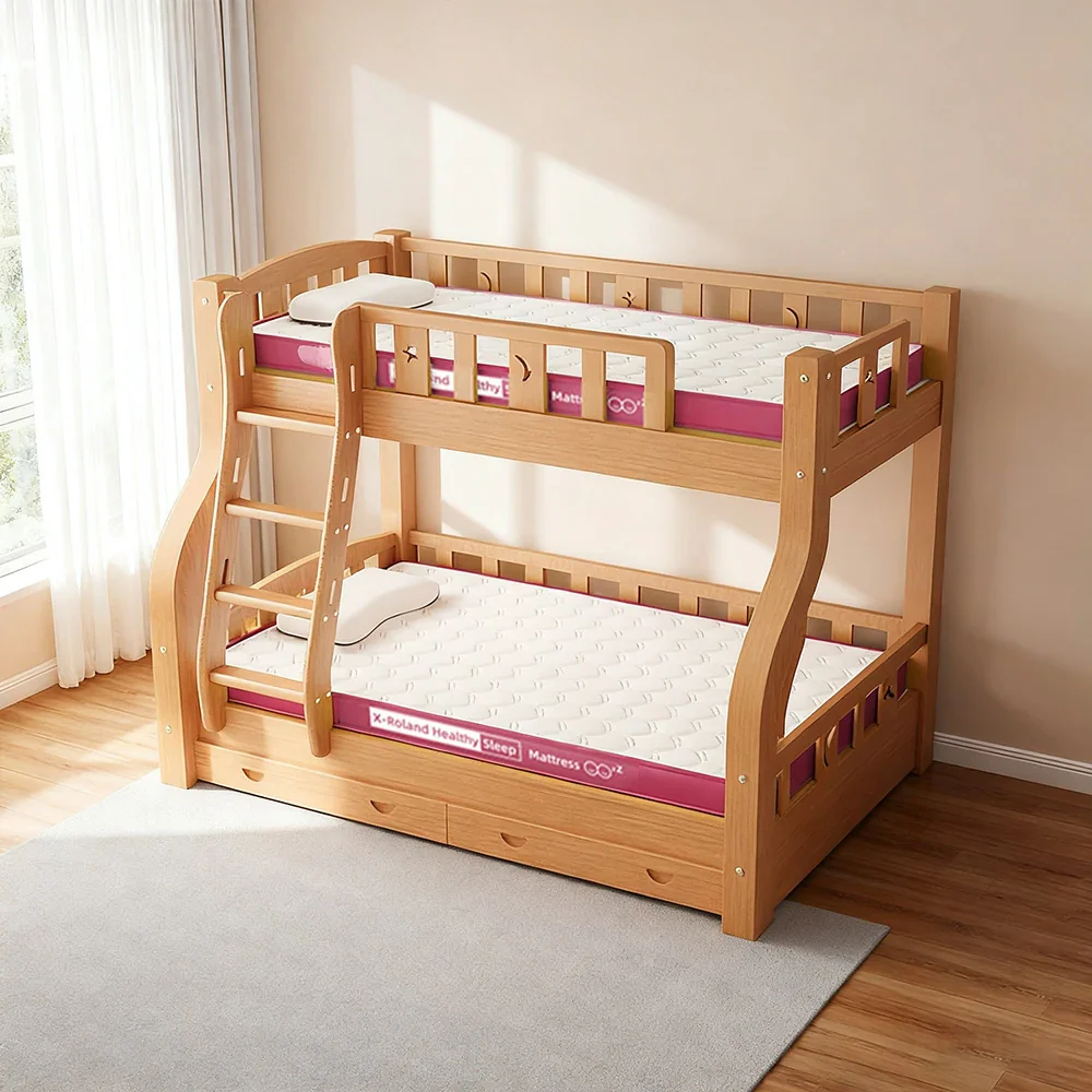 LIVARA Latex Mattress 120/150/180cm - 5cm Thick, Breathable Cotton Cover, Resilient Support for Comfortable Sleep - Pink - Image 2