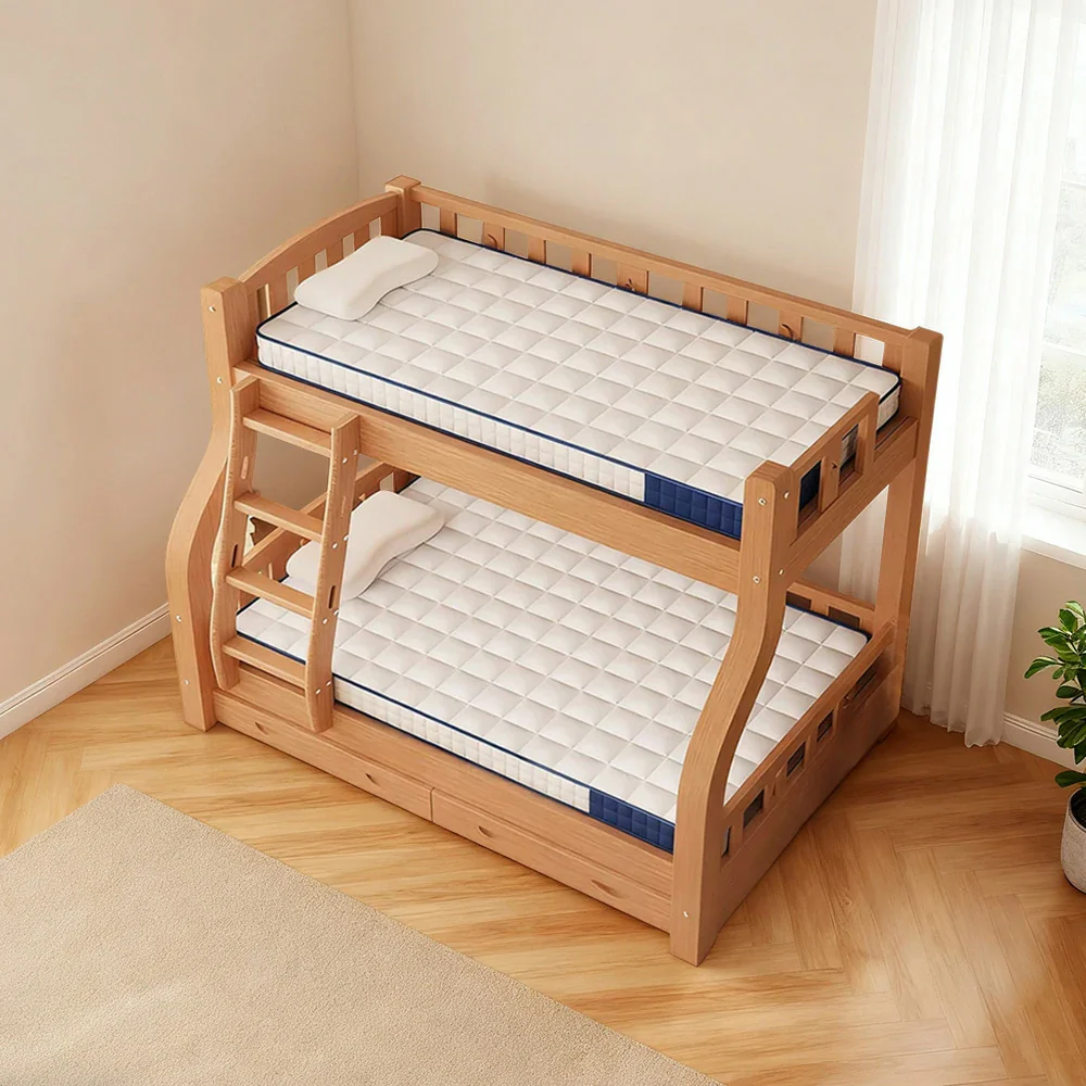 LIVARA Latex Mattress 120/150/180cm - 6cm Thick, Resilient Support, Antibacterial Milk Silk, Breathable Design, Easy Storage - White and Blue - Image 2