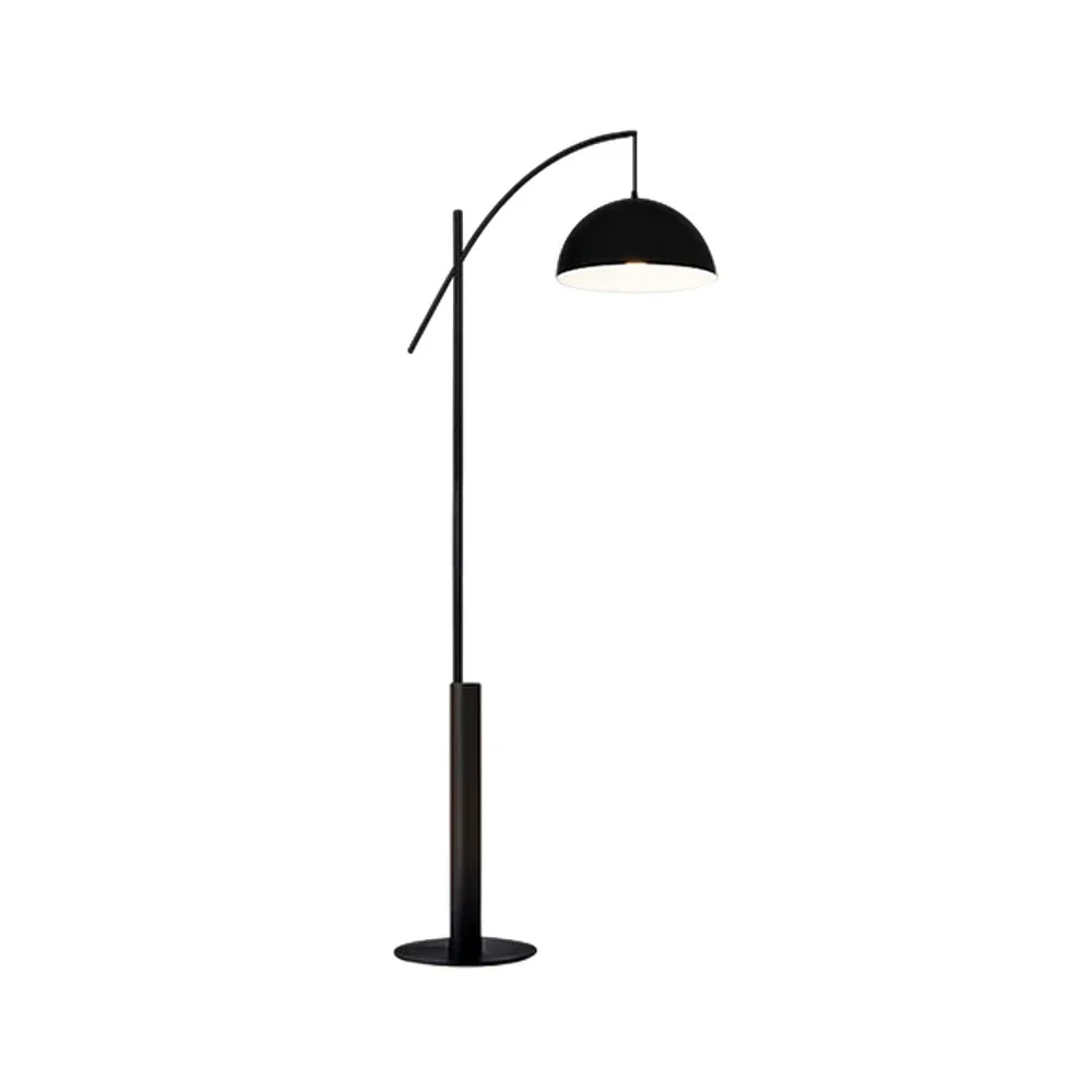 LIVARA Floor Lamp Soft Ambient Lighting Iron Shade Metal & Marble Base Premium Design