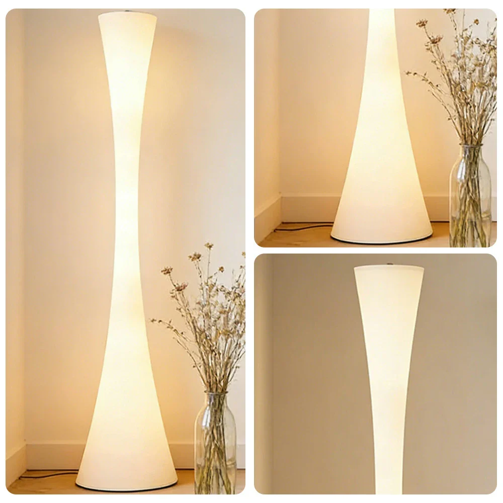 LIVARA Floor Lamp Flicker-Free Eye-Care Lighting Iron Body High-Transparency Shade Stable Base - Image 3