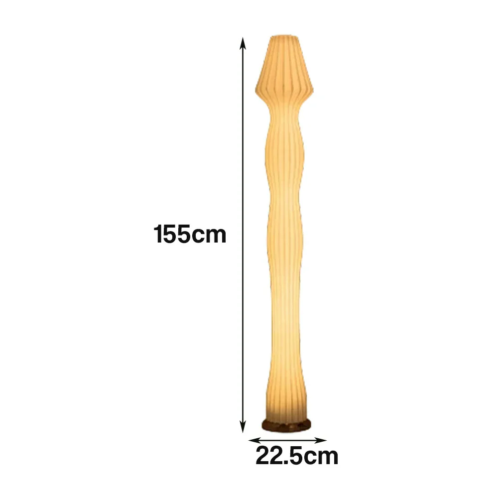 LIVARA Floor Lamp Flicker-Free Light Iron Body Rose Gold Colour Clear Shade Long-Lasting Design - Image 5