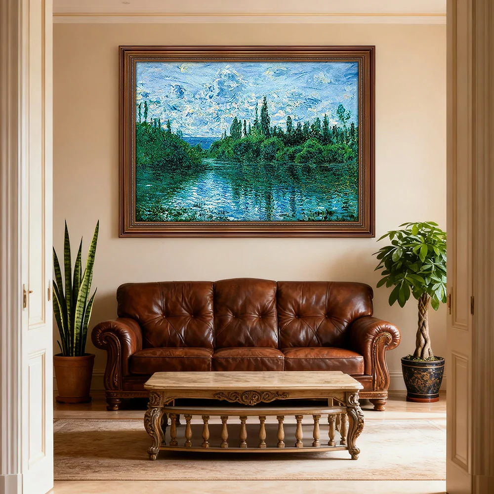 LIVARA Machine-printed Oil Painting 50/80/150cm - Soft Neutral Canvas Design with Gentle Transitions and Elegant Details - Image 2
