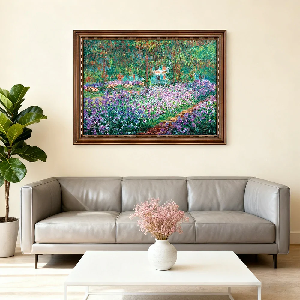 LIVARA Machine-printed Oil Painting 50/80/150cm - Elegant Canvas Painting Featuring Balanced Brush Lines and Soft Colour Depth - Image 2