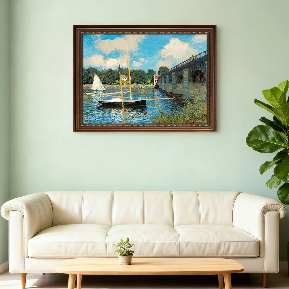 LIVARA Machine-printed Oil Painting 50/80/150cm - Modern Abstract Wall Painting Featuring Neutral Hues and Calm Aesthetic - Image 4