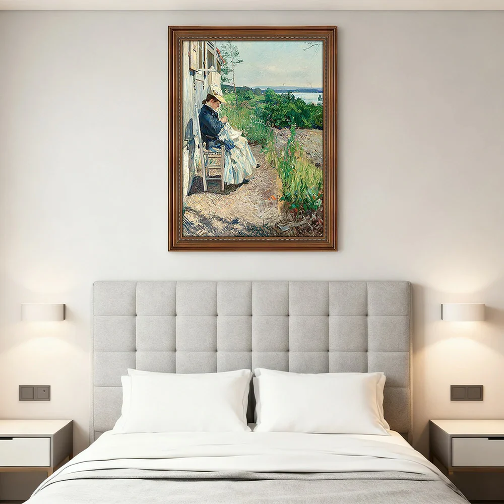 LIVARA Machine-printed Oil Painting 40/60/100cm - Minimalist Hand-Painted Painting Offering Calm and Elegant Home Aesthetic - Image 2