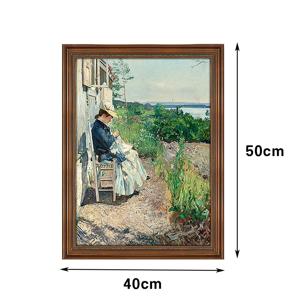LIVARA Machine-printed Oil Painting 40/60/100cm - Minimalist Hand-Painted Painting Offering Calm and Elegant Home Aesthetic - Image 5