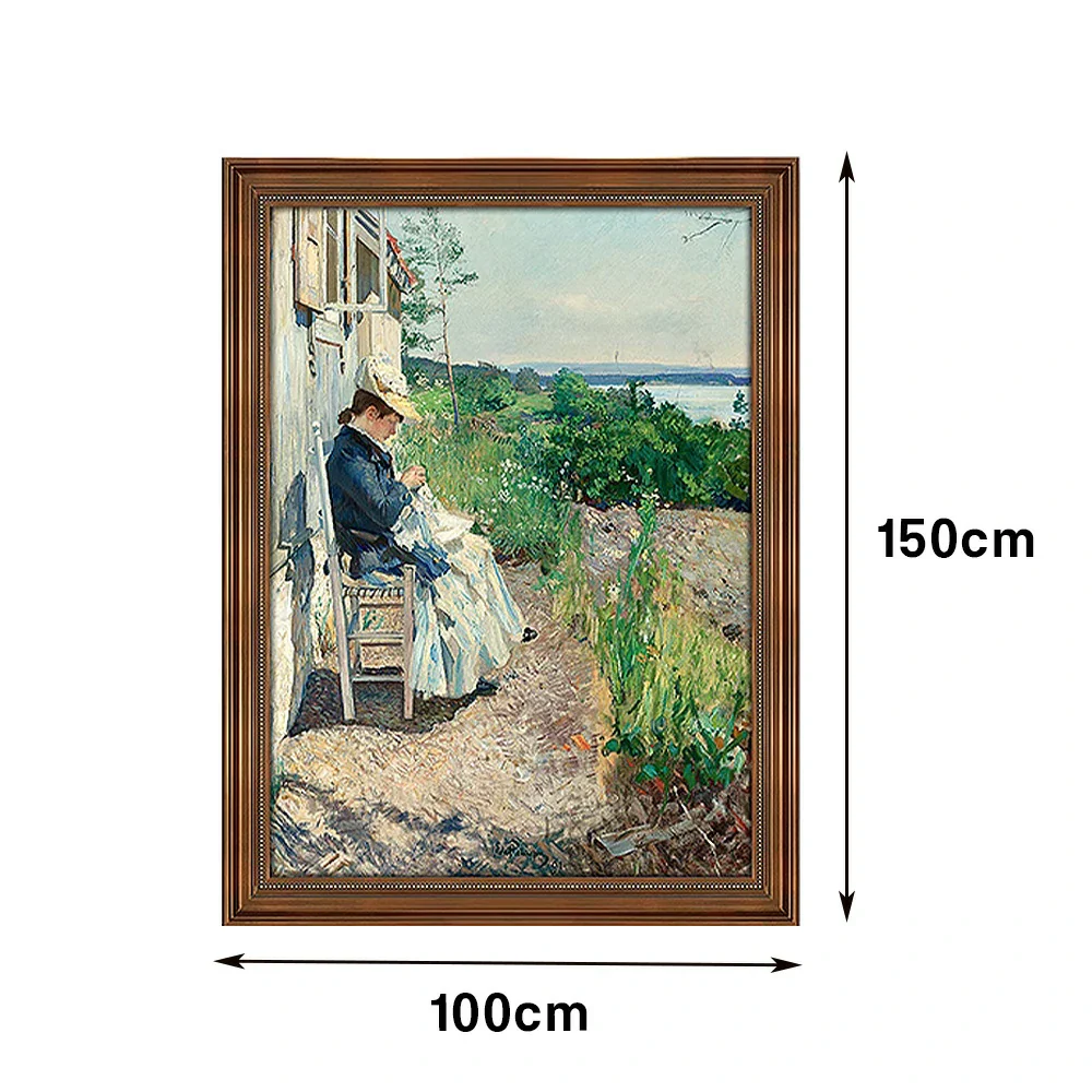 LIVARA Machine-printed Oil Painting 40/60/100cm - Minimalist Hand-Painted Painting Offering Calm and Elegant Home Aesthetic - Image 7