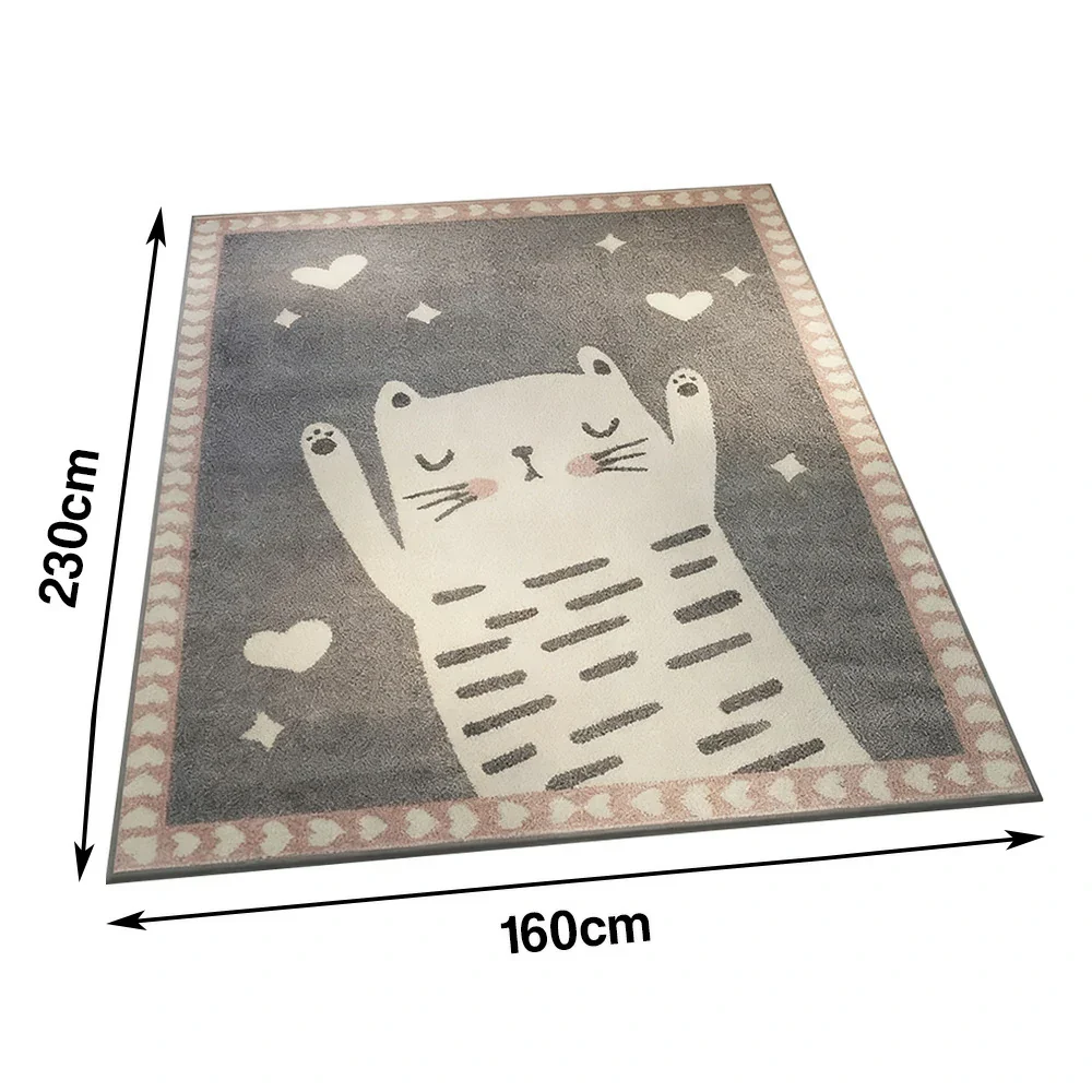 LIVARA Floor Rugs 160/200cm - designed with premium Belgian velvet for a plush feel, short-pile for easy maintenance, and a moisture-resistant anti-slip backing suitable for busy home spaces - Image 5