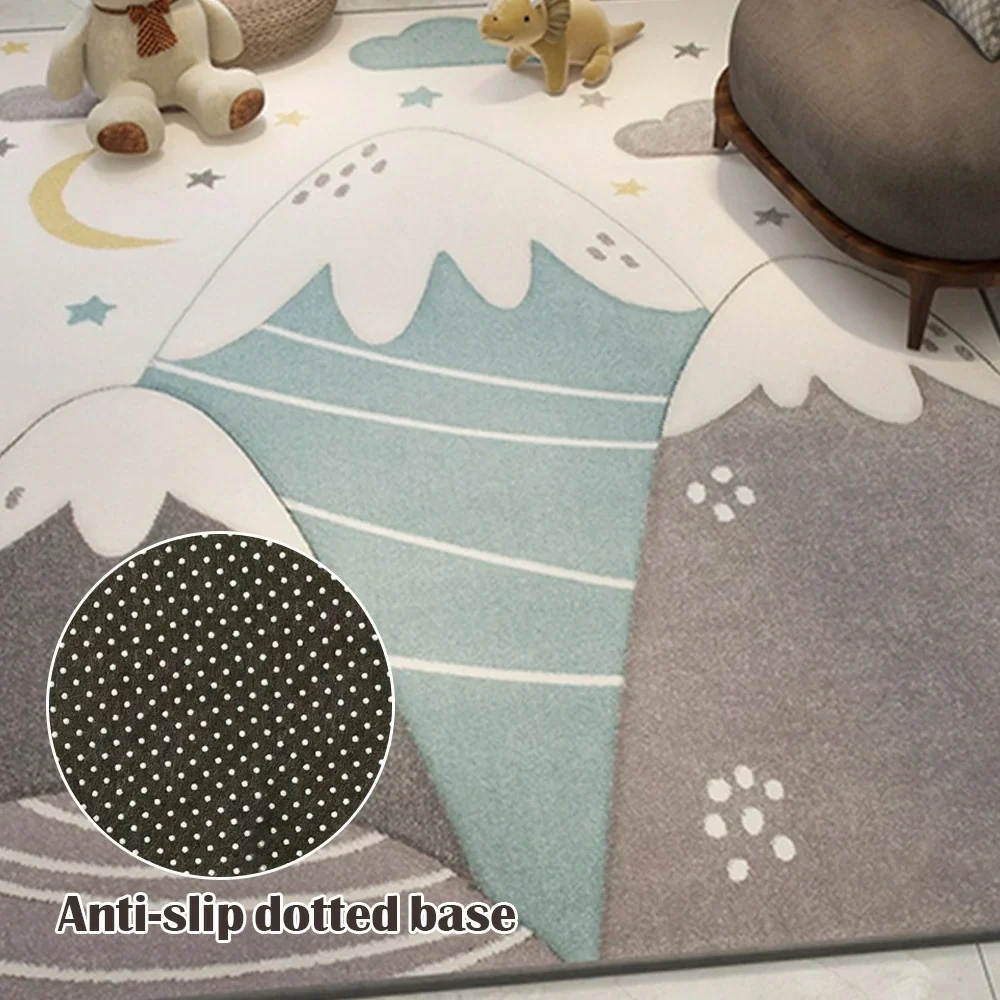 LIVARA Floor Rugs 160/200cm - built with dense Belgian velvet fibres for comfort, easy-clean practical short-pile, and a stable rubber anti-slip bottom ensuring safety around the home - Image 3