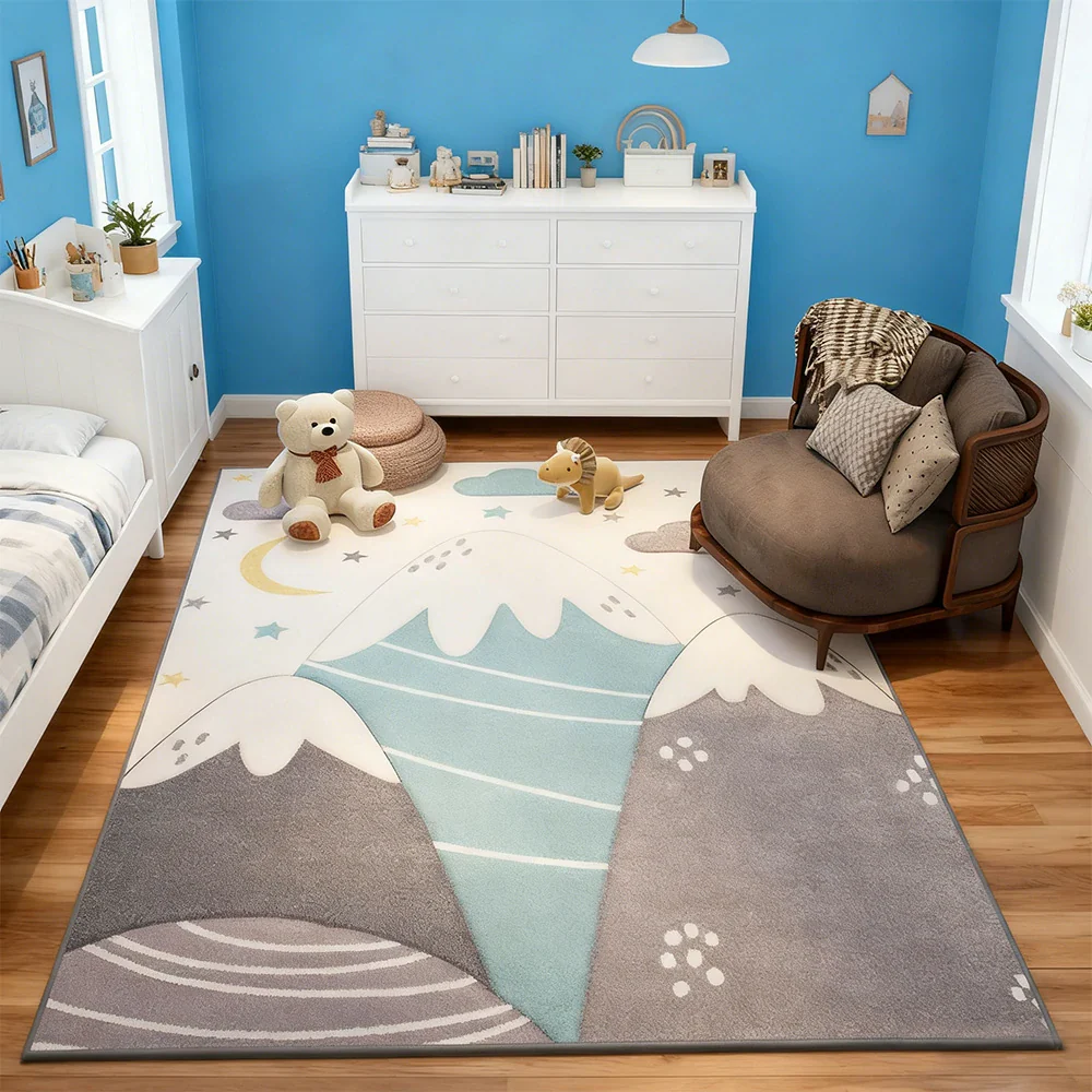 LIVARA Floor Rugs 160/200cm - built with dense Belgian velvet fibres for comfort, easy-clean practical short-pile, and a stable rubber anti-slip bottom ensuring safety around the home - Image 4