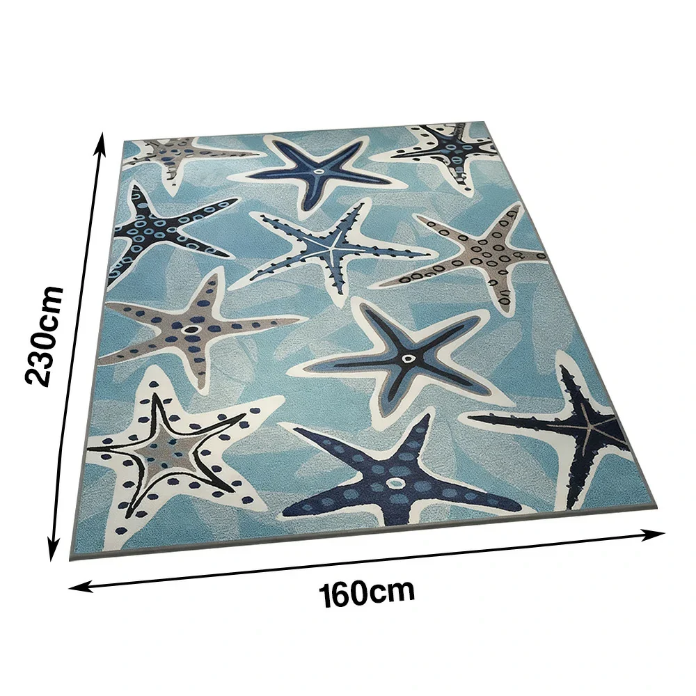 LIVARA Floor Rugs 160/200cm - made with breathable Belgian velvet, a secure anti-slip rubber base, and durable stitching that enhances stability and lifespan in family spaces - Image 5