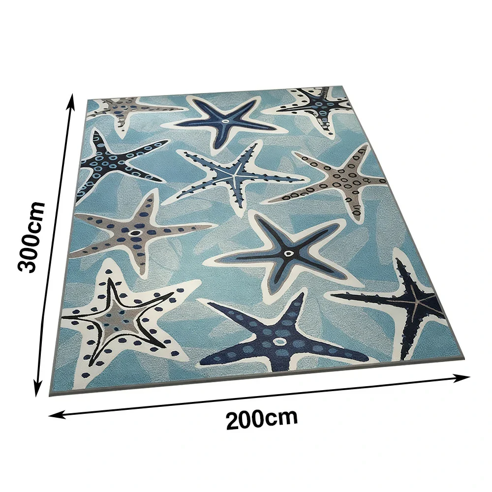 LIVARA Floor Rugs 160/200cm - made with breathable Belgian velvet, a secure anti-slip rubber base, and durable stitching that enhances stability and lifespan in family spaces - Image 6