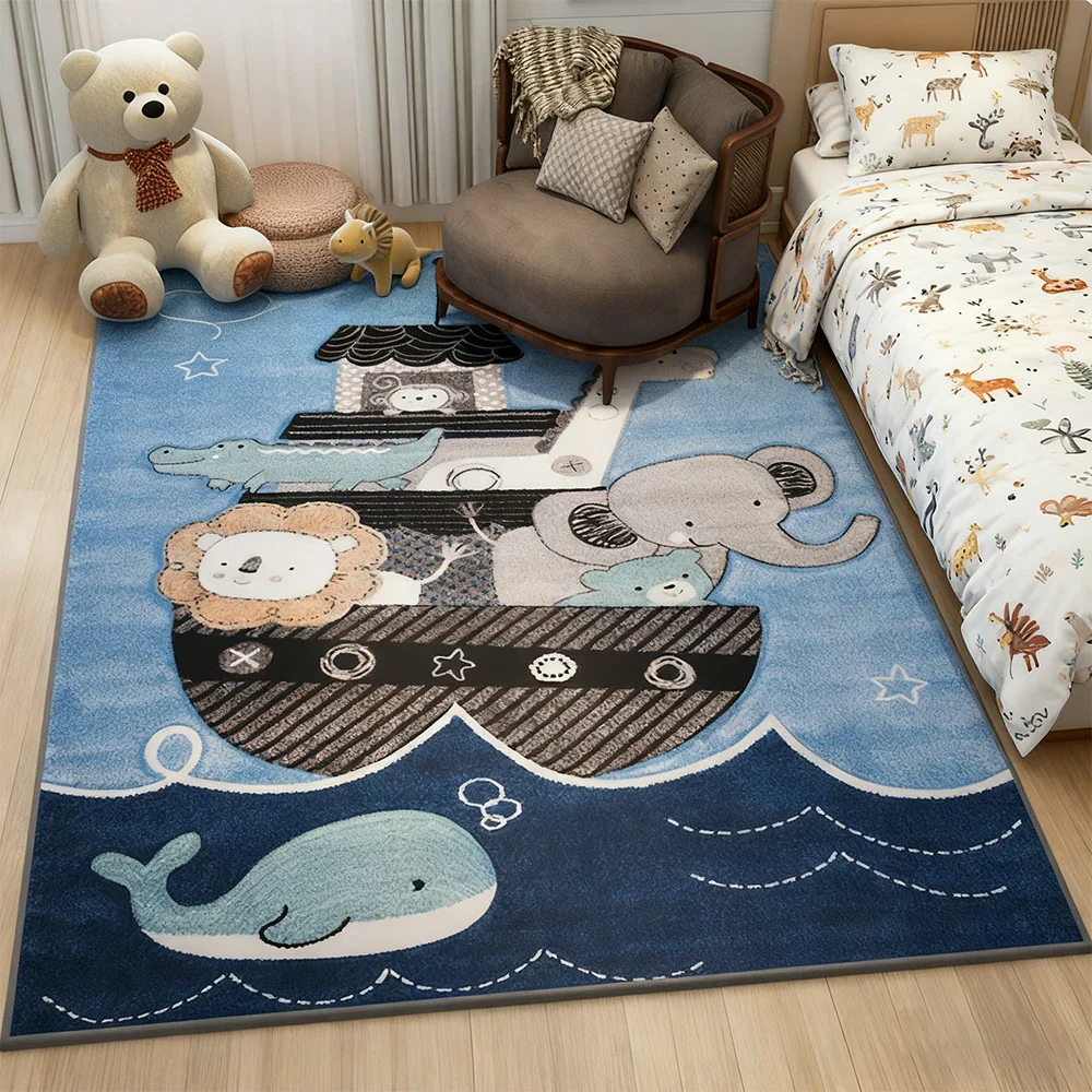 LIVARA Floor Rugs 160/200cm - offering luxe Belgian velvet feel, quick-clean short-pile design, and a floor-friendly anti-slip backing ideal for households with kids or pets - Image 4