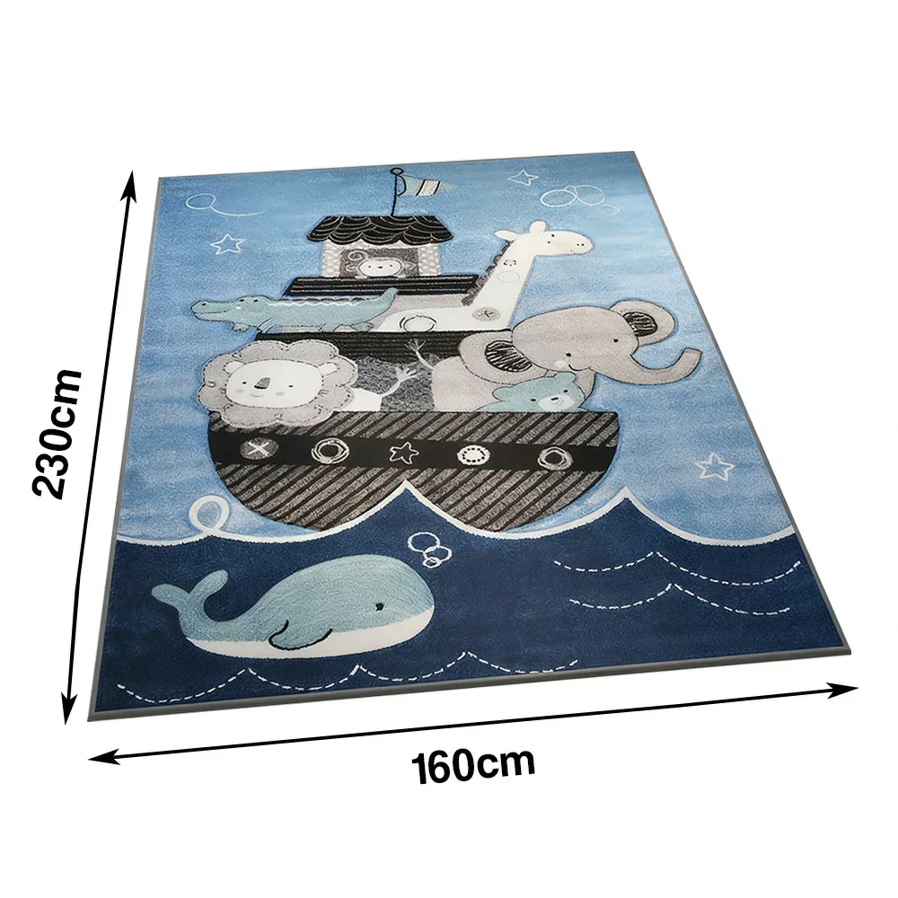 LIVARA Floor Rugs 160/200cm - offering luxe Belgian velvet feel, quick-clean short-pile design, and a floor-friendly anti-slip backing ideal for households with kids or pets - Image 5