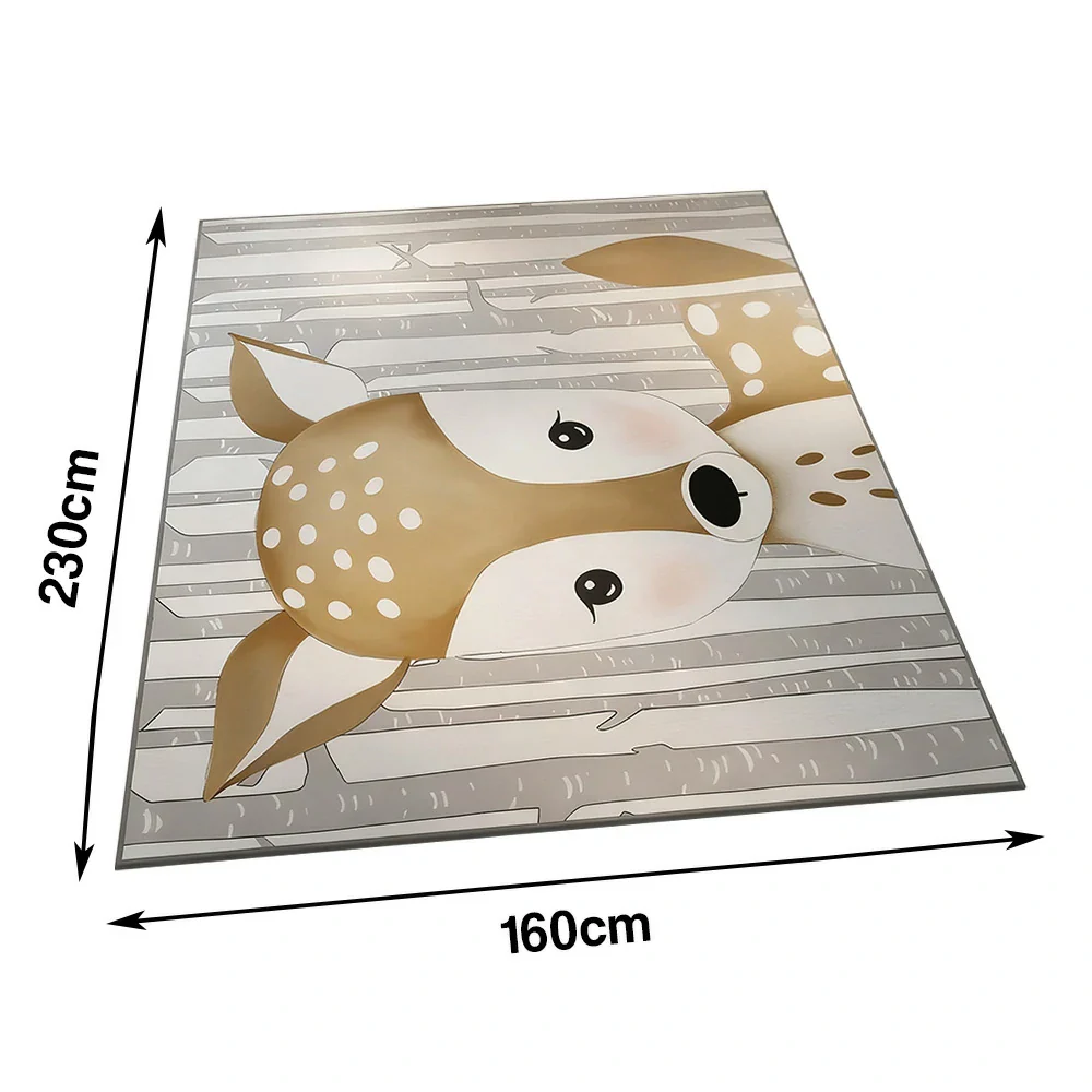 LIVARA Floor Rugs 160/200cm - made from smooth Belgian velvet pile for lasting softness, with an anti-slip backing supporting safe and comfortable daily living - Image 5