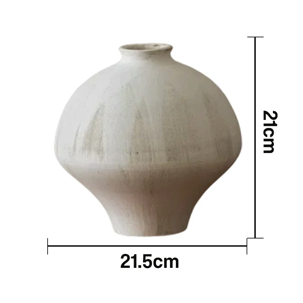 LIVARA Ceramic Vase Decor Display Matte Ceramic “Sun Over Mountains” Handcrafted Artistic Design - Image 5