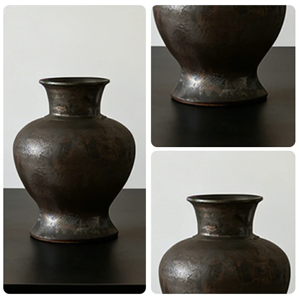 LIVARA Ceramic Vase Decor Display Matte Ceramic Zang Clay Handcrafted Artistic Design - Image 3