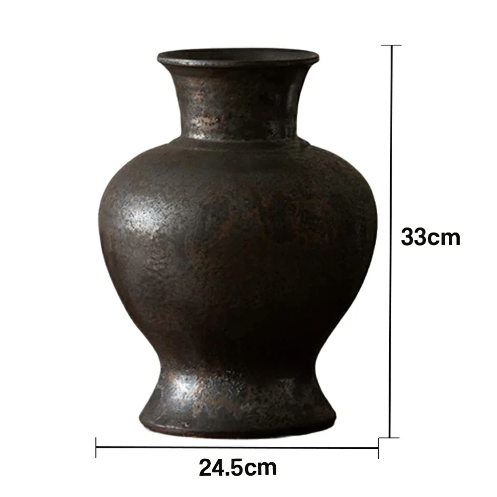 LIVARA Ceramic Vase Decor Display Matte Ceramic Zang Clay Handcrafted Artistic Design - Image 5