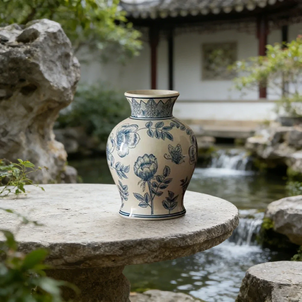 LIVARA Ceramic Vase Decor Display Matte Ceramic “Clear Moon” Handcrafted Artistic Design - Image 2