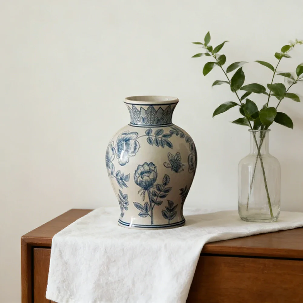 LIVARA Ceramic Vase Decor Display Matte Ceramic “Clear Moon” Handcrafted Artistic Design - Image 4