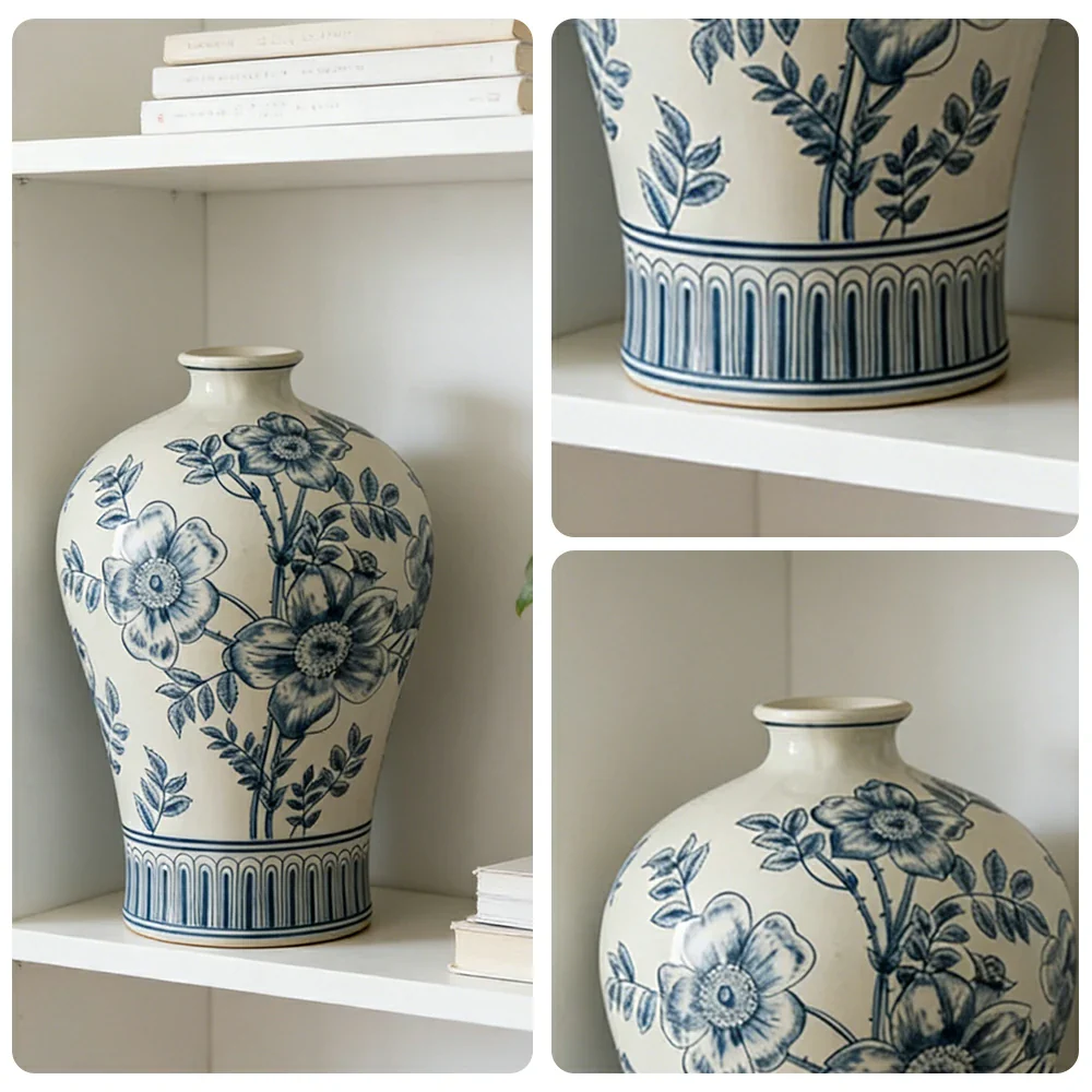 LIVARA Ceramic Vase Decor Display Matte Ceramic “Moon Serenity” Handcrafted Art Form - Image 3
