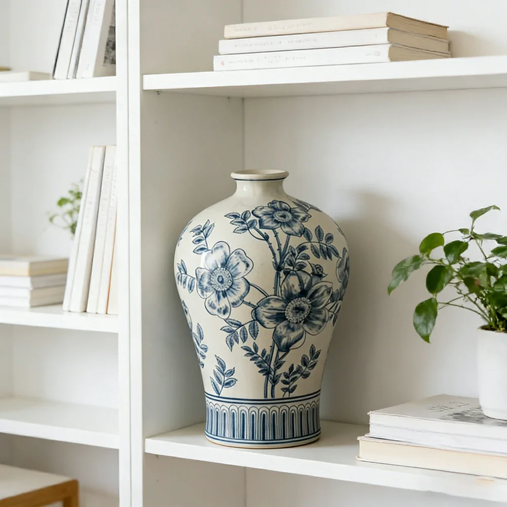 LIVARA Ceramic Vase Decor Display Matte Ceramic “Moon Serenity” Handcrafted Art Form - Image 4