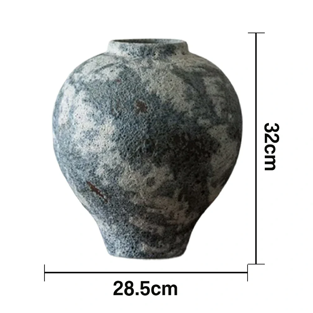 LIVARA Ceramic Vase Decor Display Matte Ceramic Moon-Shaped Handcrafted Artistic Design - Image 5